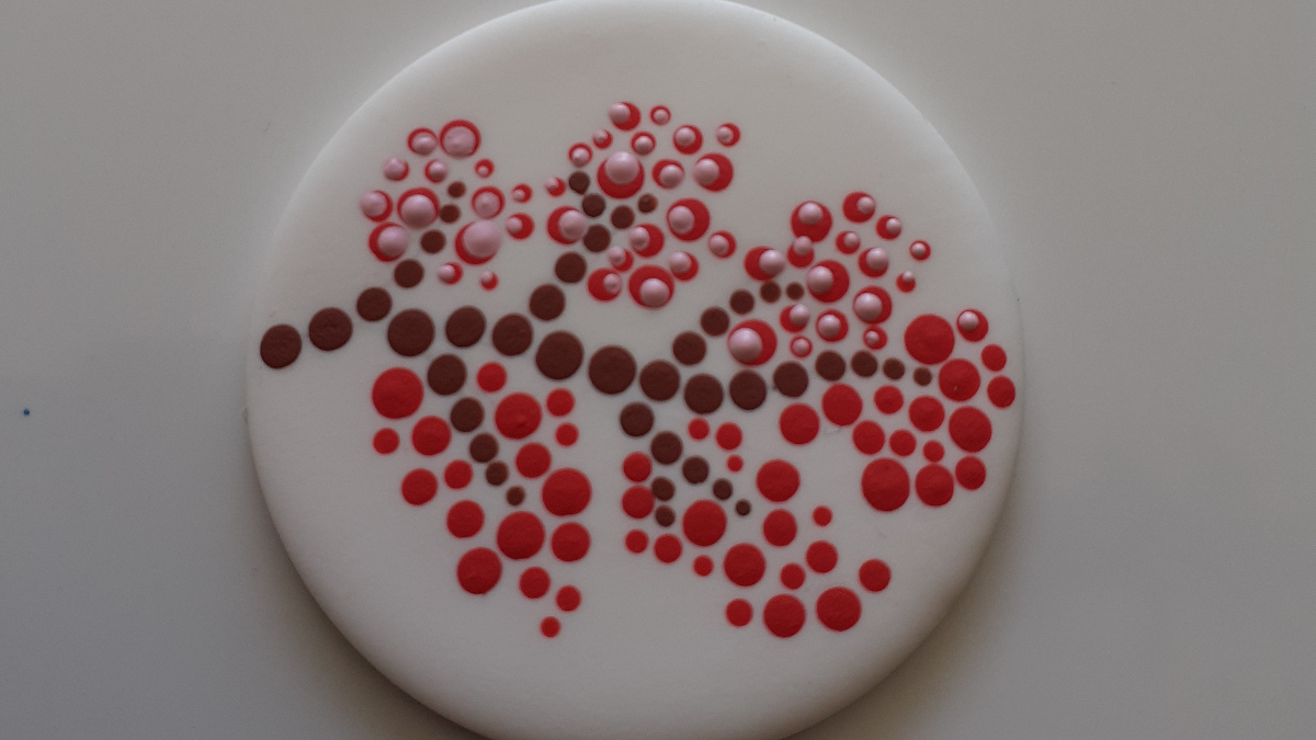 DIY Colgante de arcilla polimérica y diseño de flores técnica de punteado : Paso 12 DIY Colgante de arcilla polimérica y diseño de flores técnica de punteado : Paso 12