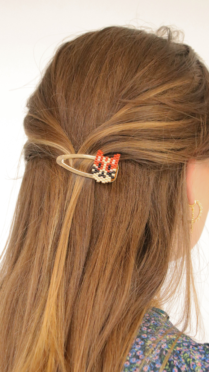 Patrón de tejido Brick Stitch Niño con cuentas Hama Mini