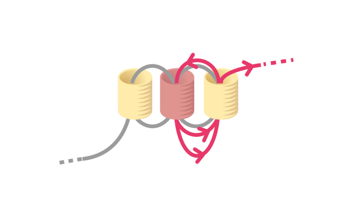 Pendientes Miyuki pastel Brick Stitch rejilla tejida : Paso 4