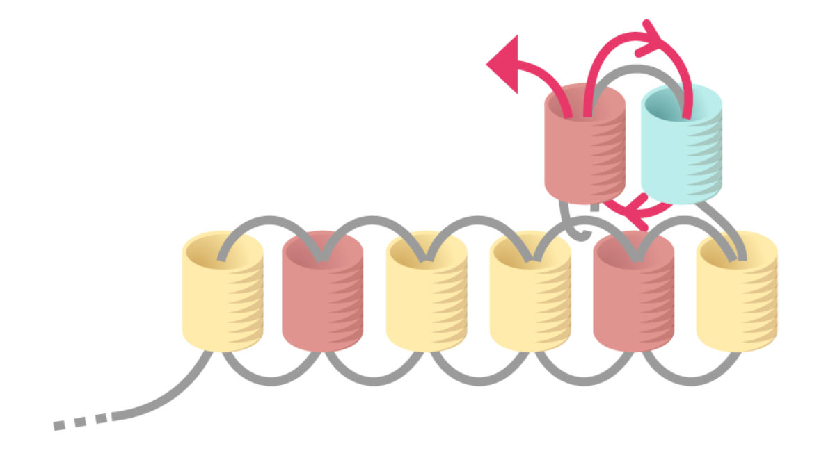 Pendientes Miyuki pastel Brick Stitch rejilla tejida : Paso 7