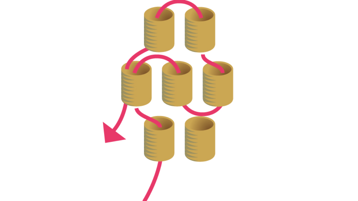 Pendientes Miyuki pastel Brick Stitch rejilla tejida : Paso 14