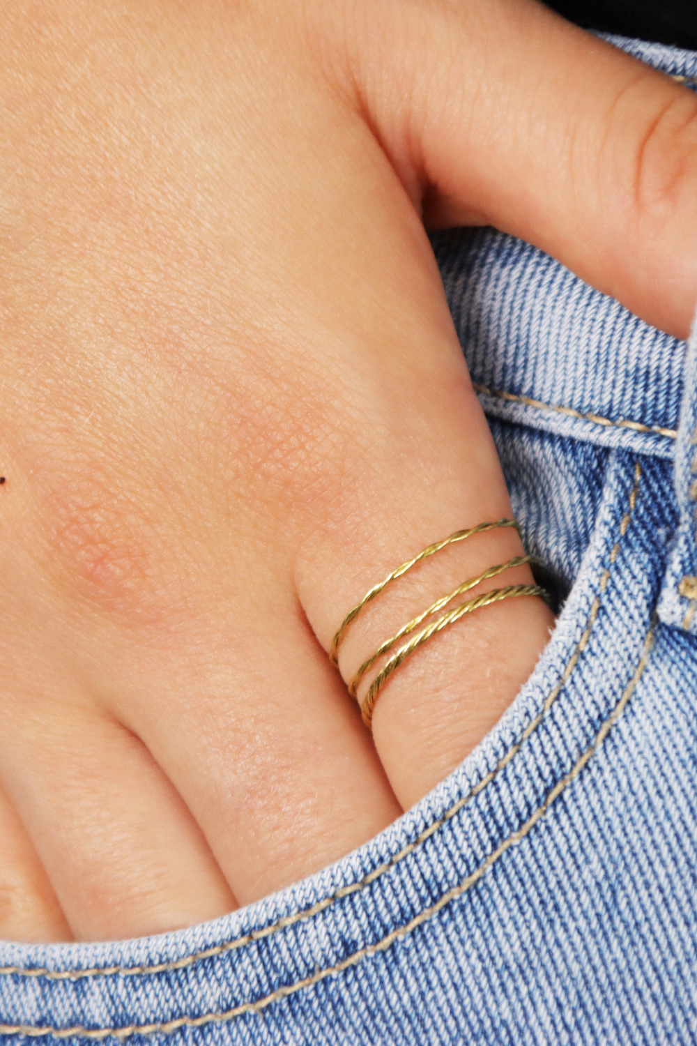 Tuto Anillo trenzado fino para mujer