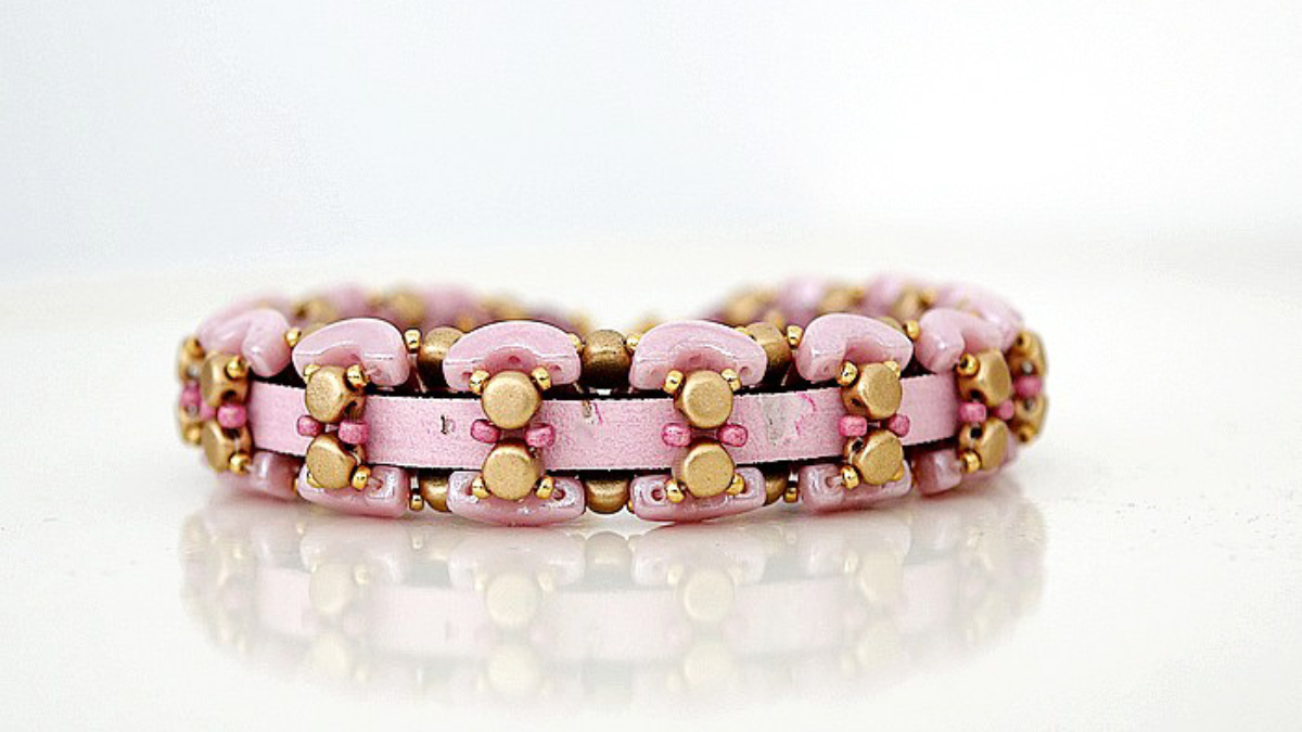 Pulsera Kelly con cuentas de cristal Kalos de Puca Pulsera Kelly con cuentas de cristal Kalos de Puca