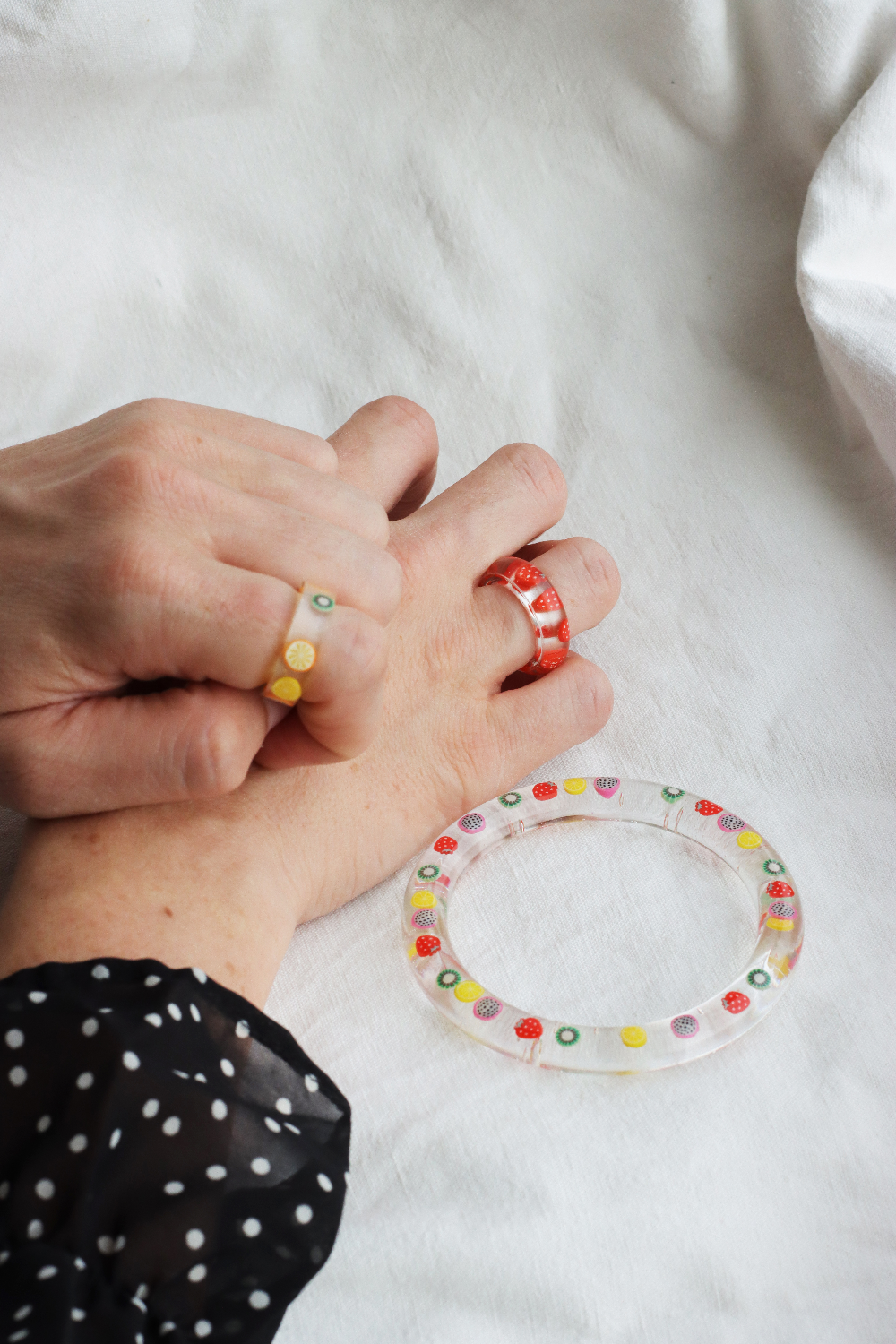 Bricolaje para principiantes : Anillos de resina afrutados