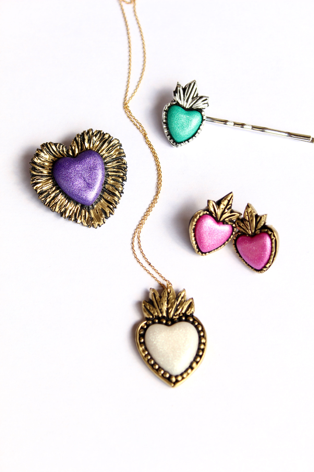 Esquema Joyas ex-voto en arcilla polimérica