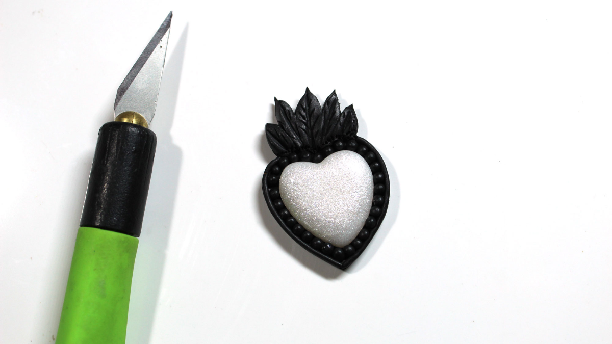 Joyas ex-voto en arcilla polimérica : Paso 10