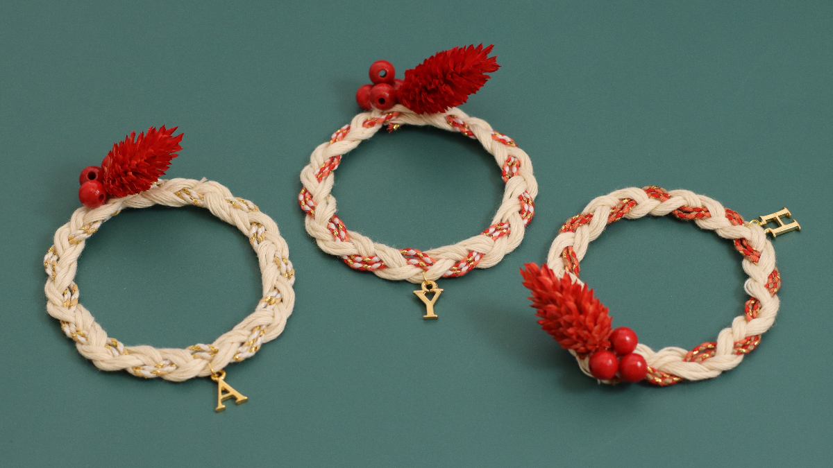 Esquema DIY Fácil Corona Navideña Marcapáginas de cuerda Esquema DIY Fácil Corona Navideña Marcapáginas de cuerda