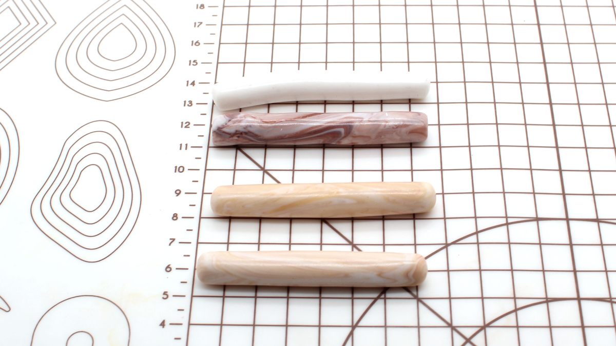 Pulsera de cuentas curvas de arcilla polimérica : Paso 3