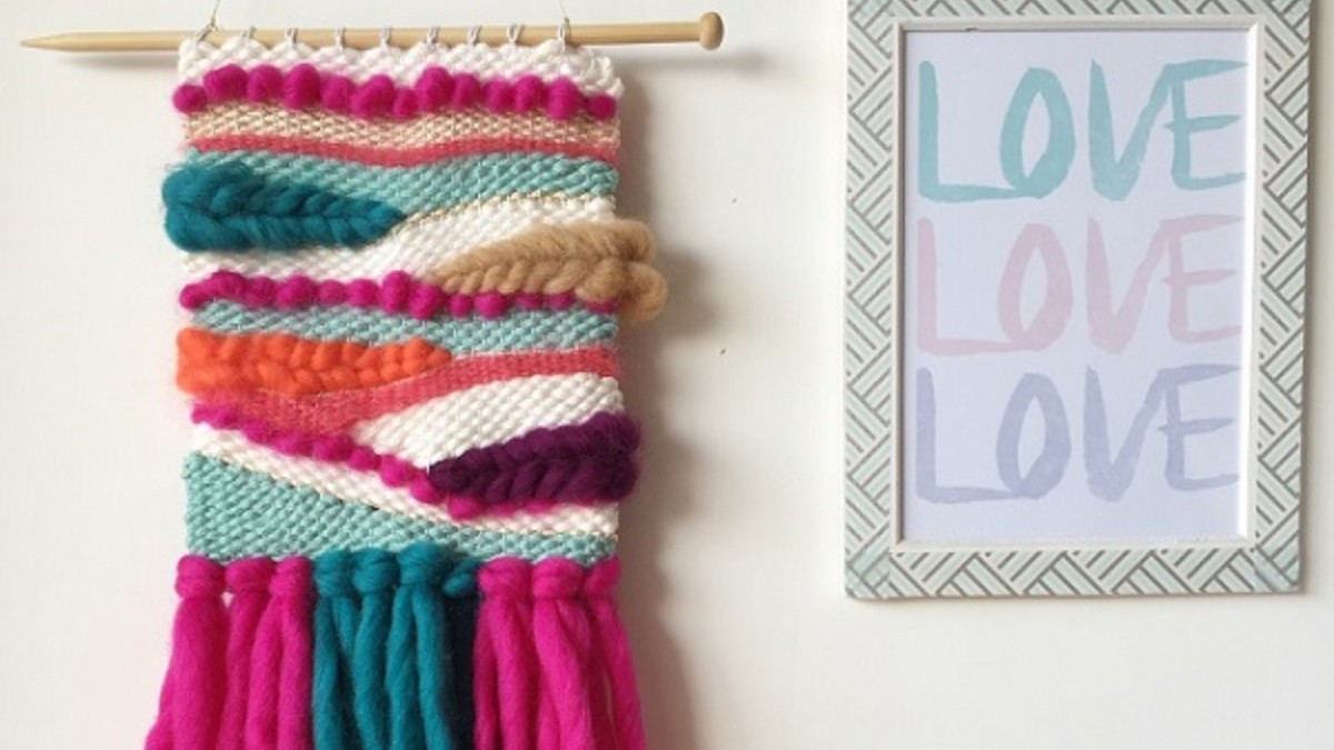 DIY Tejido decorativo de pared DIY Tejido decorativo de pared