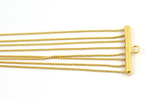 multirangs pulsera tapas de serpentina cadena PureCrystal : Paso 3