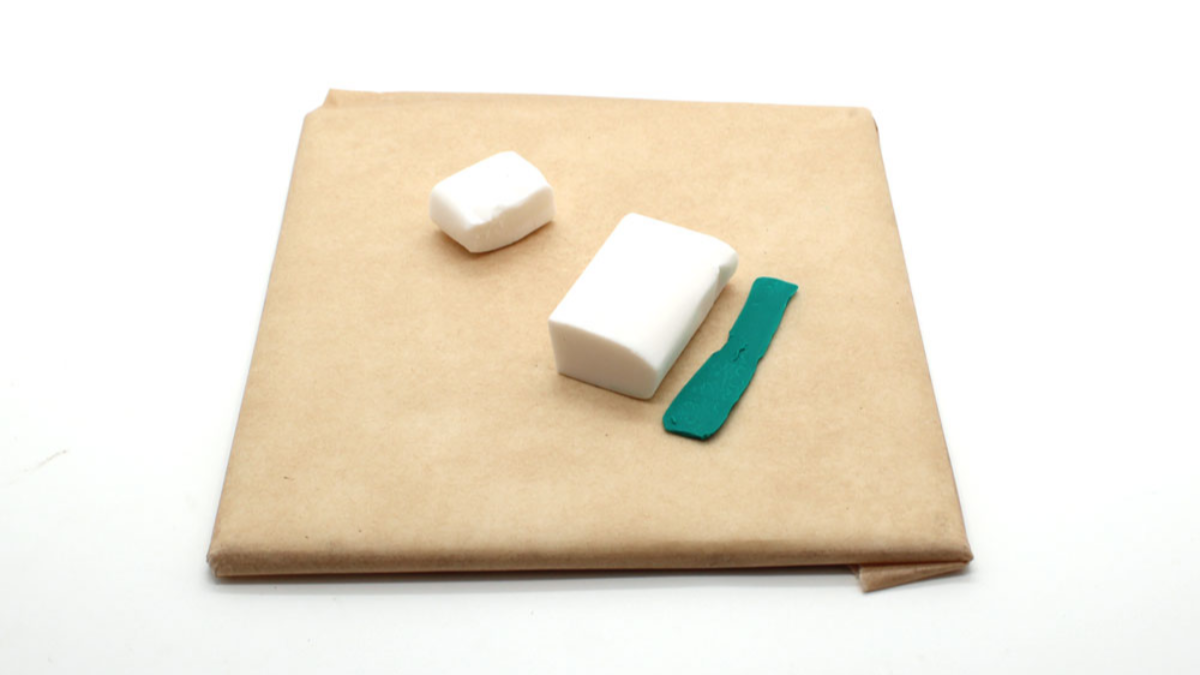 Pendientes de mandala polimérico con efecto piedra : Paso 1 Pendientes de mandala polimérico con efecto piedra : Paso 1