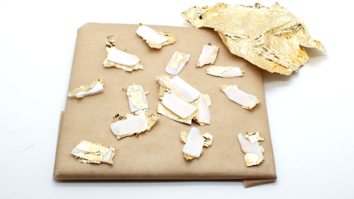 Pendientes de mandala polimérico con efecto piedra : Paso 3 Pendientes de mandala polimérico con efecto piedra : Paso 3