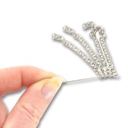 ¿Cómo utilizar una concha para hacer un pompón con cadenas? : Paso 6