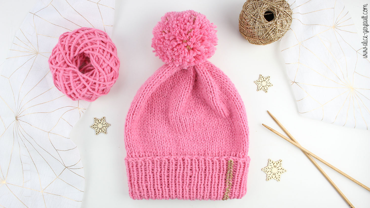DIY Knitting Beginner - Gorro de punto con agujas circulares DIY Knitting Beginner - Gorro de punto con agujas circulares
