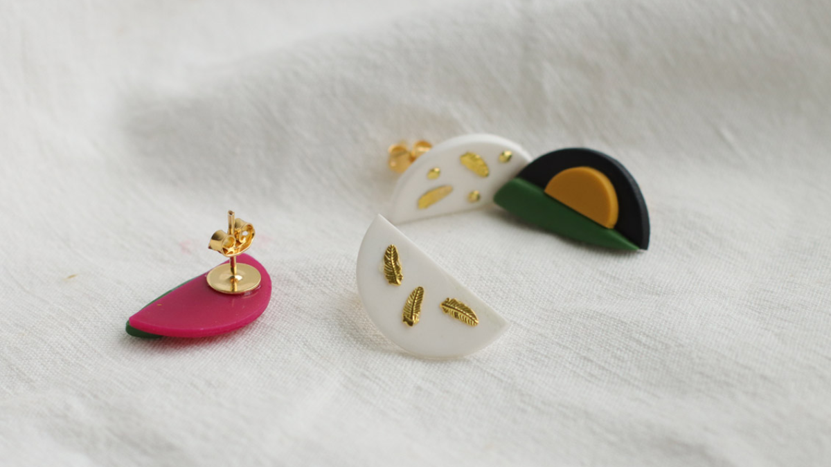 Esquema Pendientes geométricos de polímero