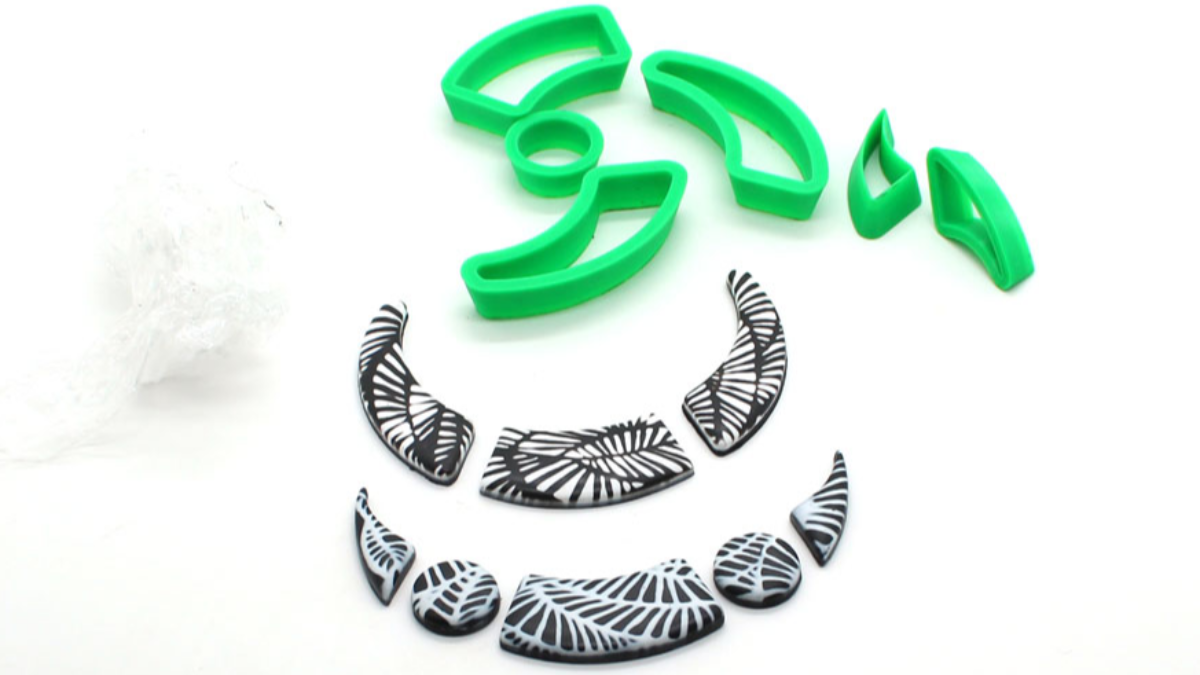 Collares con la técnica del polímero mokumé : Paso 9