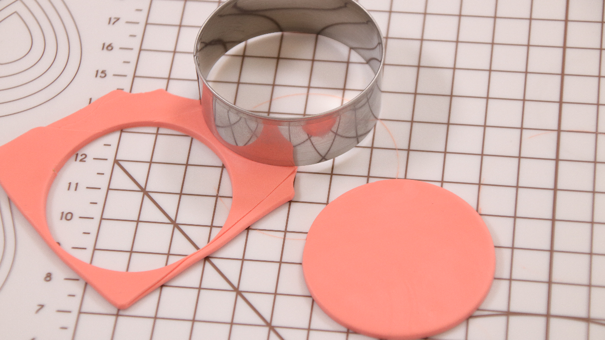 Pendientes XL de arcilla polimérica en color pastel : Paso 1 Pendientes XL de arcilla polimérica en color pastel : Paso 1