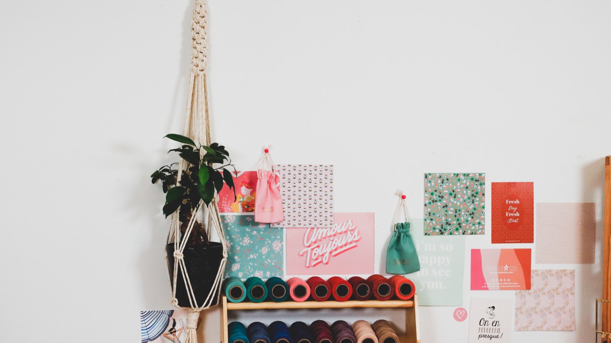 Suspensión de plantas de cuerda de macramé