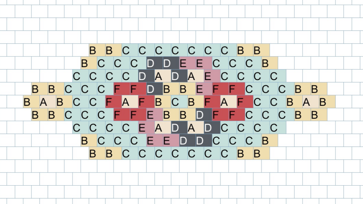 Patrón de bricolaje y tejido con el juego de cuentas Miyuki 11/0 Royal Mix : Paso 4