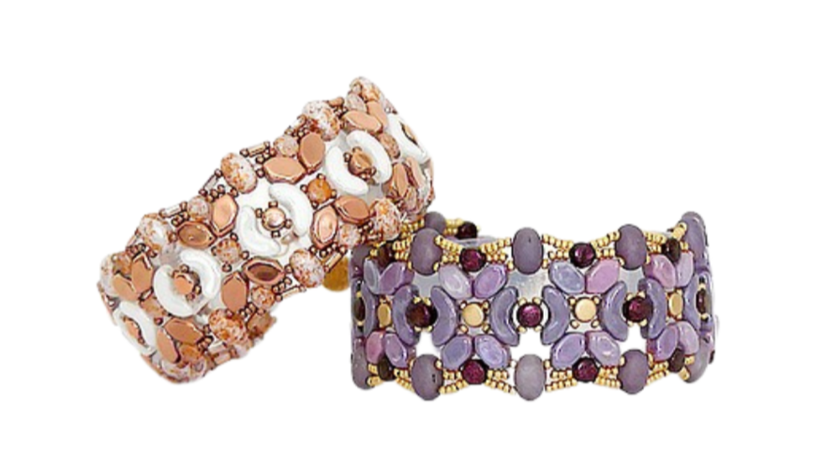 Pulsera Alma de Puca con cuentas de semillas Miyuki y cuentas de vidrio Paros, Arcos y Kalos