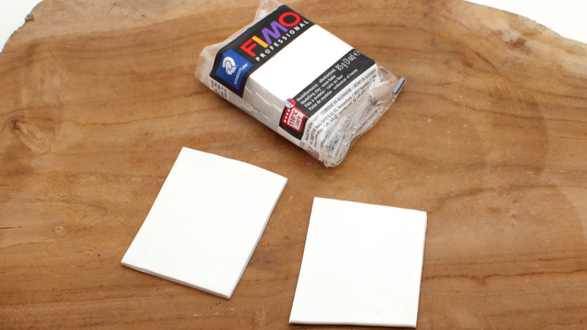 Colgante de mandala polimérico con engaste de plata : Paso 1