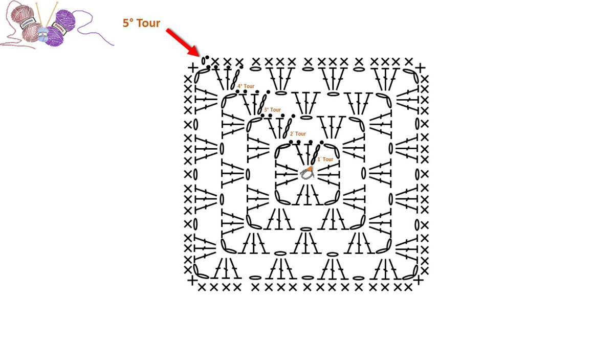 DIY Granny Bag con hilo de algodón reciclado Nova Vita : Paso 7