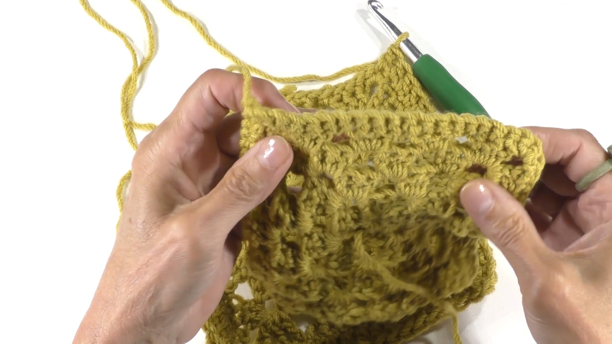 DIY Granny Bag con hilo de algodón reciclado Nova Vita : Paso 11