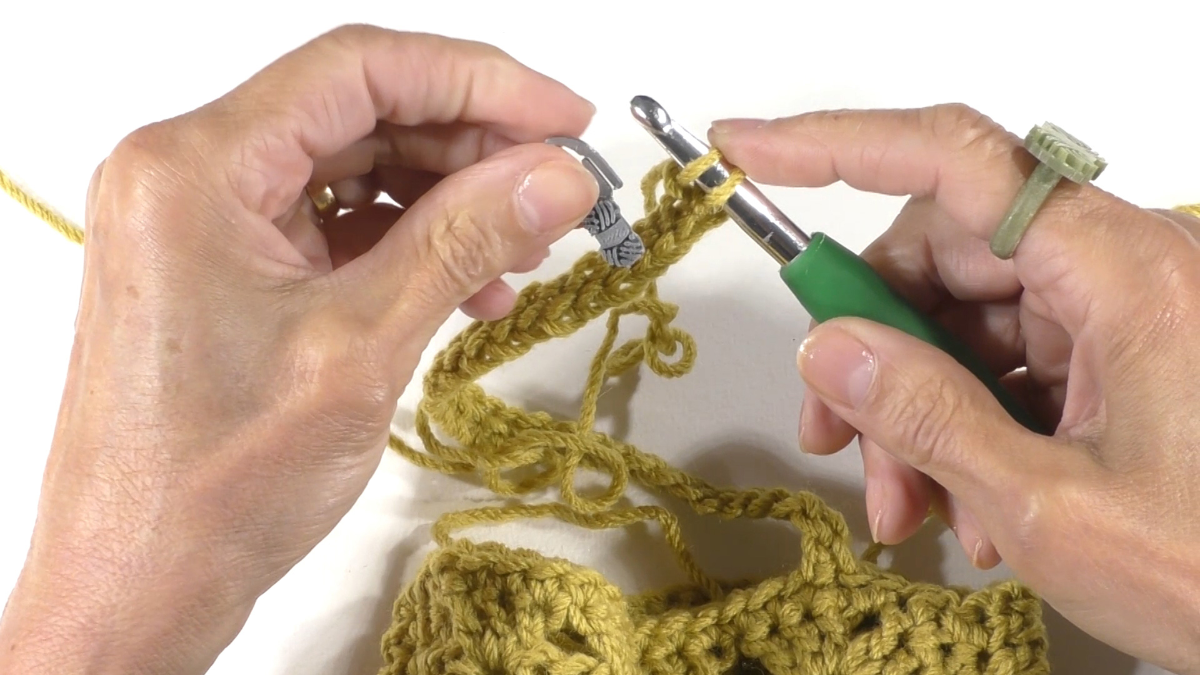 DIY Granny Bag con hilo de algodón reciclado Nova Vita : Paso 17