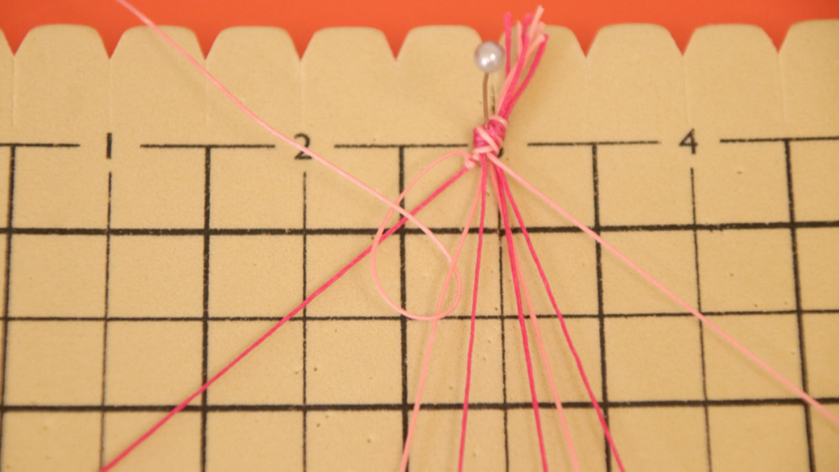 Criollos con brazalete brasileño Corazón en cuerdas Slam : Paso 5 Criollos con brazalete brasileño Corazón en cuerdas Slam : Paso 5