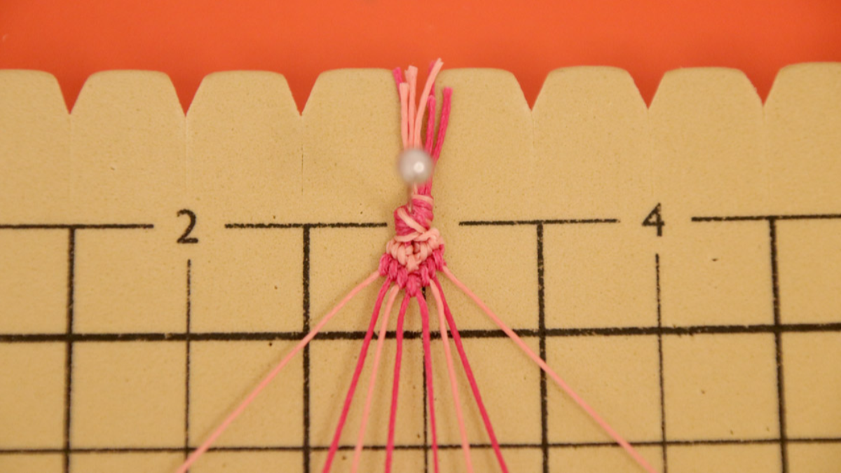 Criollos con brazalete brasileño Corazón en cuerdas Slam : Paso 12 Criollos con brazalete brasileño Corazón en cuerdas Slam : Paso 12