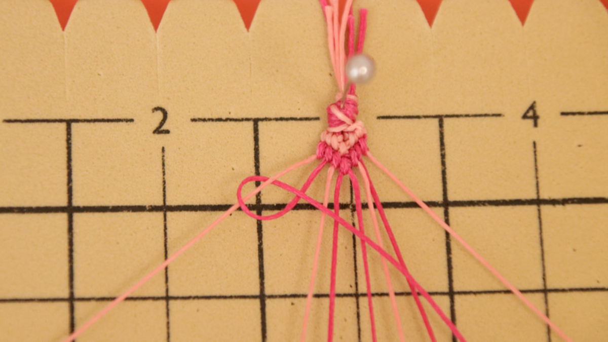 Criollos con brazalete brasileño Corazón en cuerdas Slam : Paso 13 Criollos con brazalete brasileño Corazón en cuerdas Slam : Paso 13