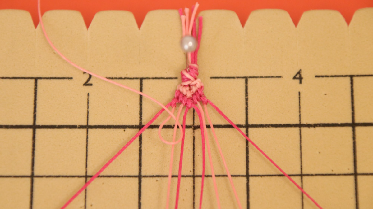 Criollos con brazalete brasileño Corazón en cuerdas Slam : Paso 16 Criollos con brazalete brasileño Corazón en cuerdas Slam : Paso 16