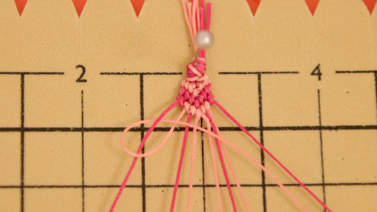 Criollos con brazalete brasileño Corazón en cuerdas Slam : Paso 19 Criollos con brazalete brasileño Corazón en cuerdas Slam : Paso 19