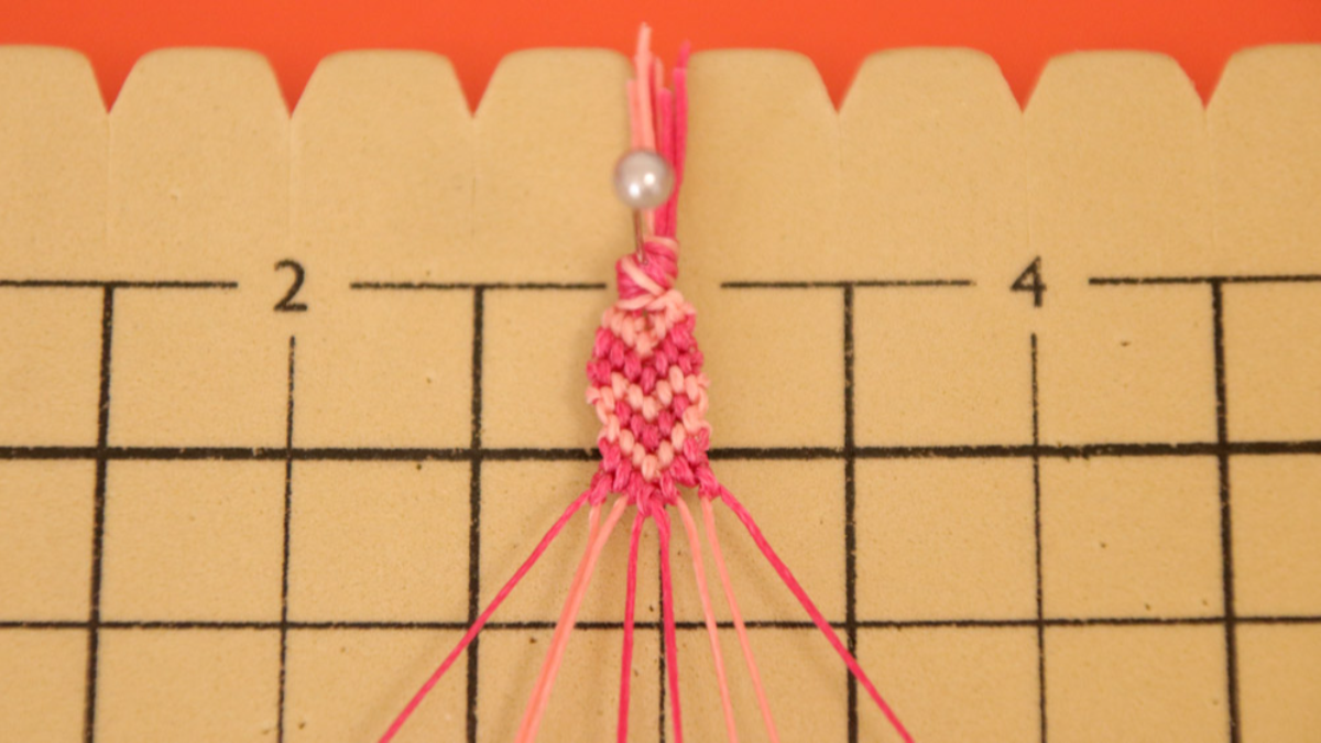 Criollos con brazalete brasileño Corazón en cuerdas Slam : Paso 24 Criollos con brazalete brasileño Corazón en cuerdas Slam : Paso 24