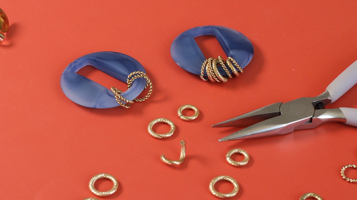 Pendientes y anillos de resina DIY : Paso 2
