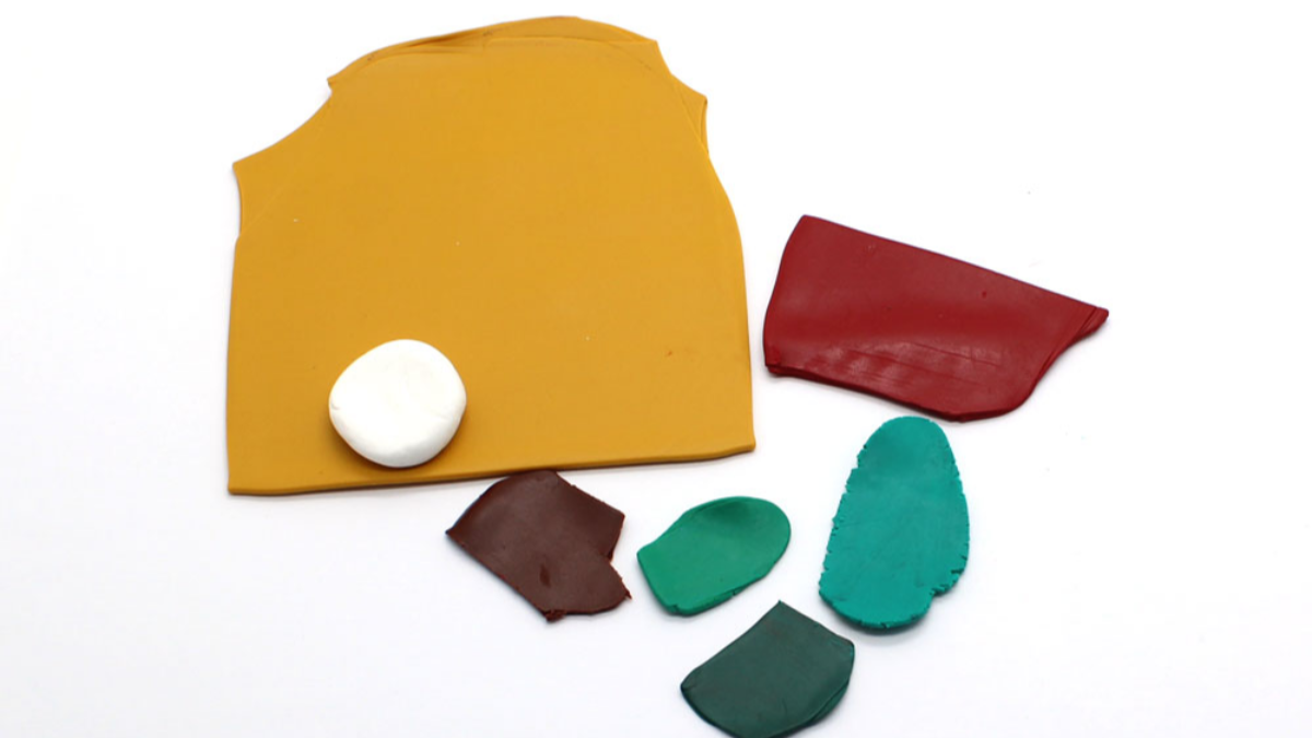 Pendientes de arcilla polimérica textura placa flores : Paso 2 Pendientes de arcilla polimérica textura placa flores : Paso 2