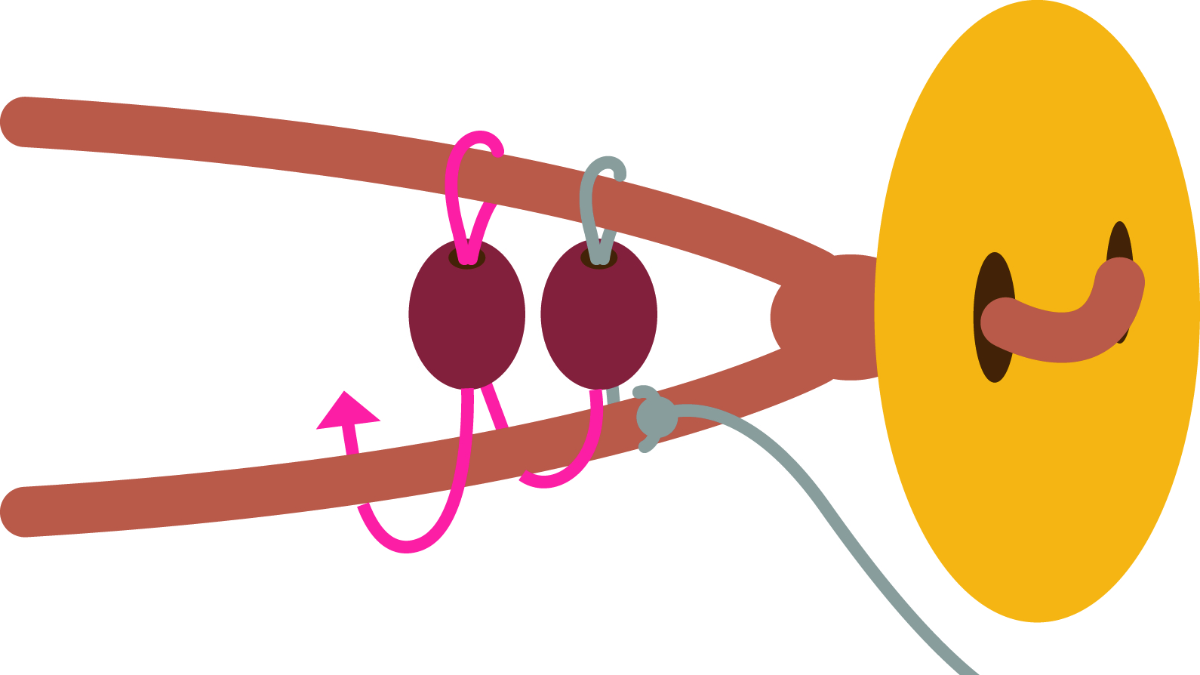 Pulsera de varias vueltas con cordón de cuero : Paso 3 Pulsera de varias vueltas con cordón de cuero : Paso 3