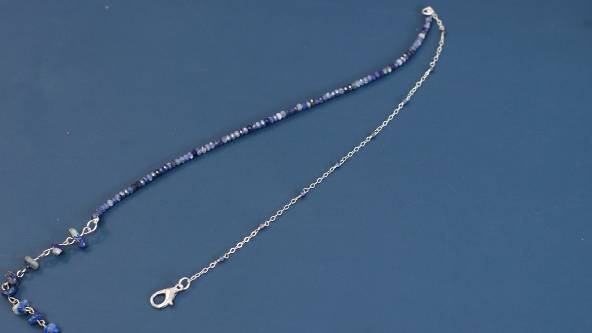 Pulsera multirang de lapiz y sodalita : Paso 7 Pulsera multirang de lapiz y sodalita : Paso 7