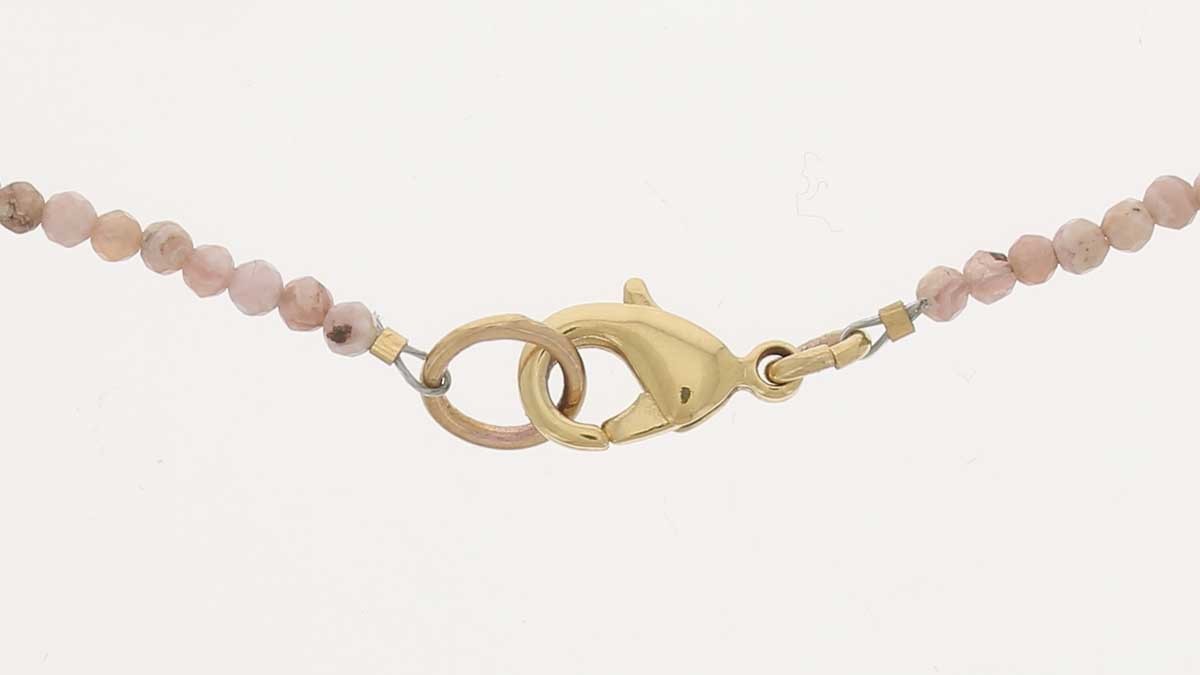 Collar de estilo bohemio con perlas naturales y cuentas doradas : Paso 1 Collar de estilo bohemio con perlas naturales y cuentas doradas : Paso 1