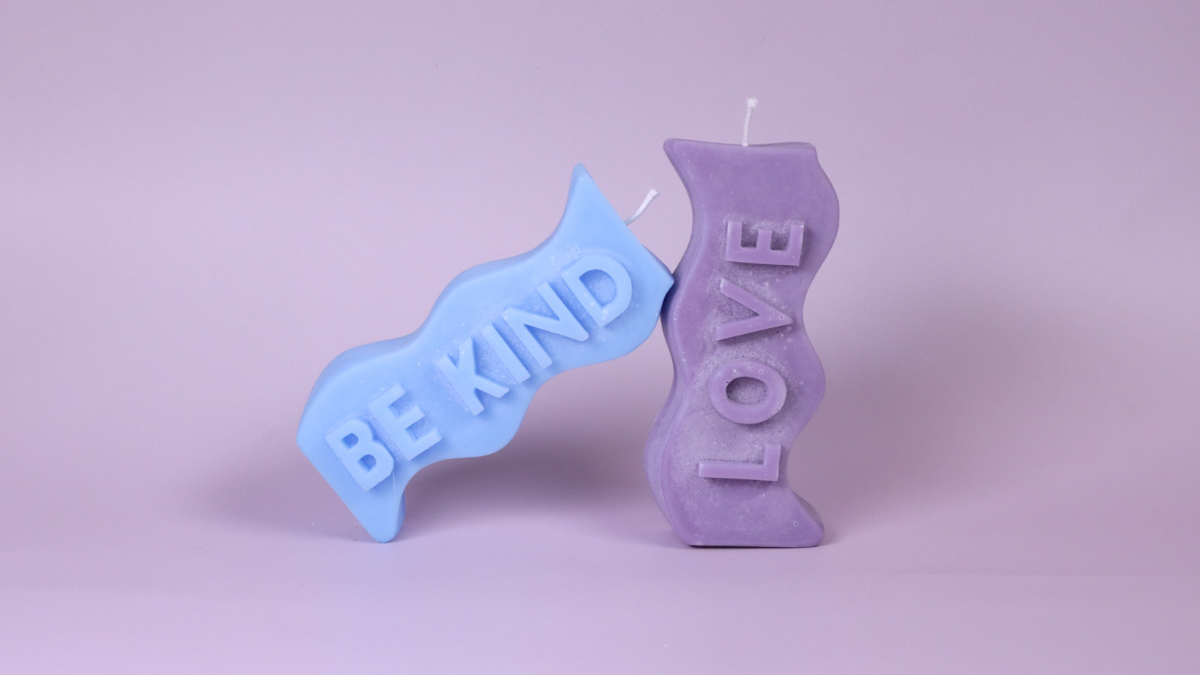 Kit de velas con mensaje DIY