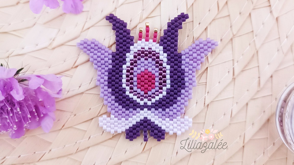 DIY Tejido de flores de pensamientos con cuentas Miyuki técnica de punto de ladrillo : Paso 1 DIY Tejido de flores de pensamientos con cuentas Miyuki técnica de punto de ladrillo : Paso 1