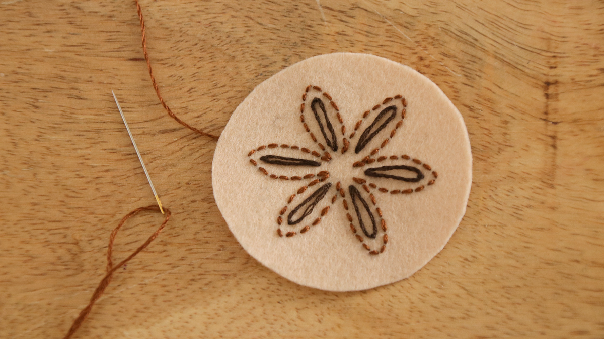 Patrón de fieltro para la decoración del árbol de Navidad Aromas de Navidad : Paso 9 Patrón de fieltro para la decoración del árbol de Navidad Aromas de Navidad : Paso 9