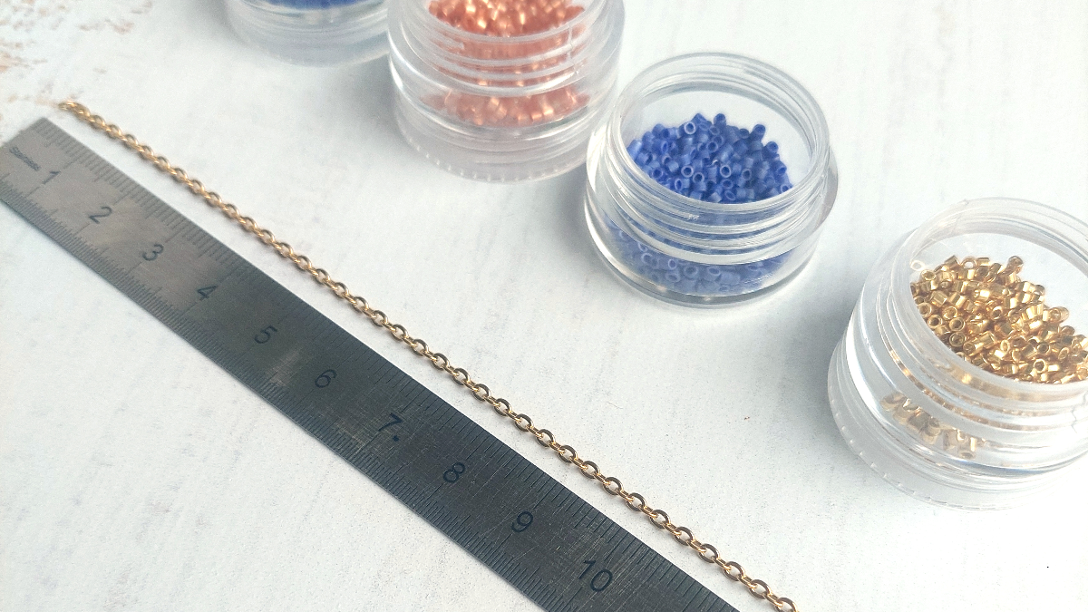 DIY Pulsera de tejido de peyote y cristal puro : Paso 4 DIY Pulsera de tejido de peyote y cristal puro : Paso 4