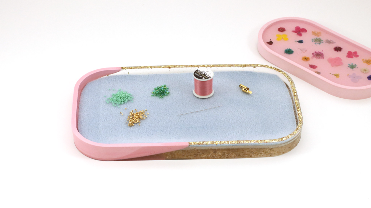 Bandeja de abalorios DIY para tejer cuentas