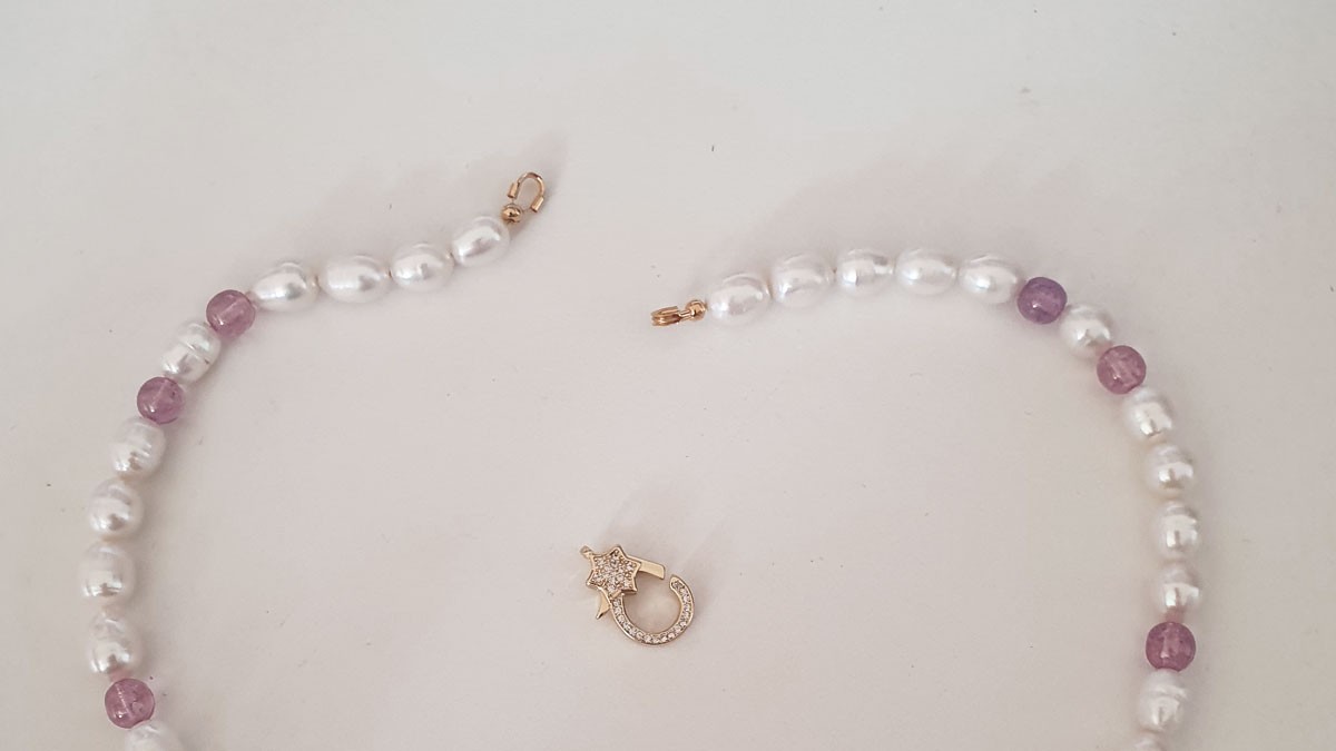 Collar de cristal Aurora para mujer : Paso 3 Collar de cristal Aurora para mujer : Paso 3