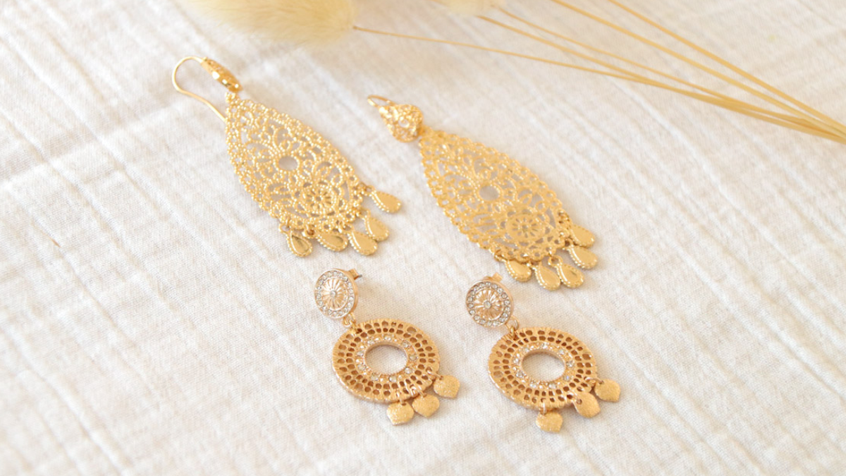 Tutorial de pendientes de oro fáciles de hacer Tutorial de pendientes de oro fáciles de hacer