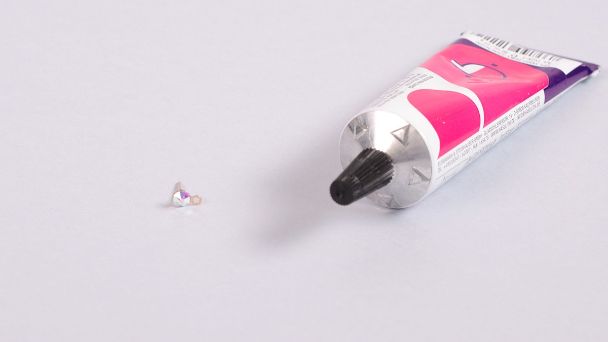 Tuto Pendientes de cadena de oro con corazones PureCrystal : Paso 1