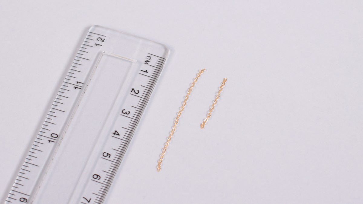 Tuto Pendientes de cadena de oro con corazones PureCrystal : Paso 2