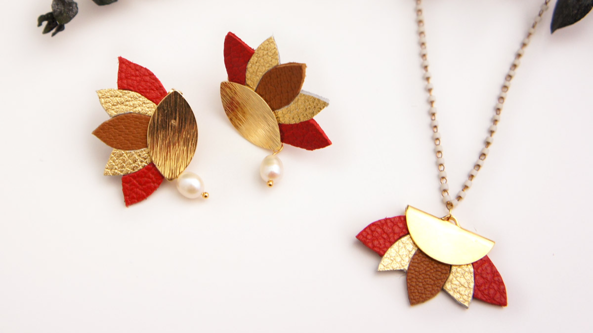 Esquema Bisutería con retales de cuero