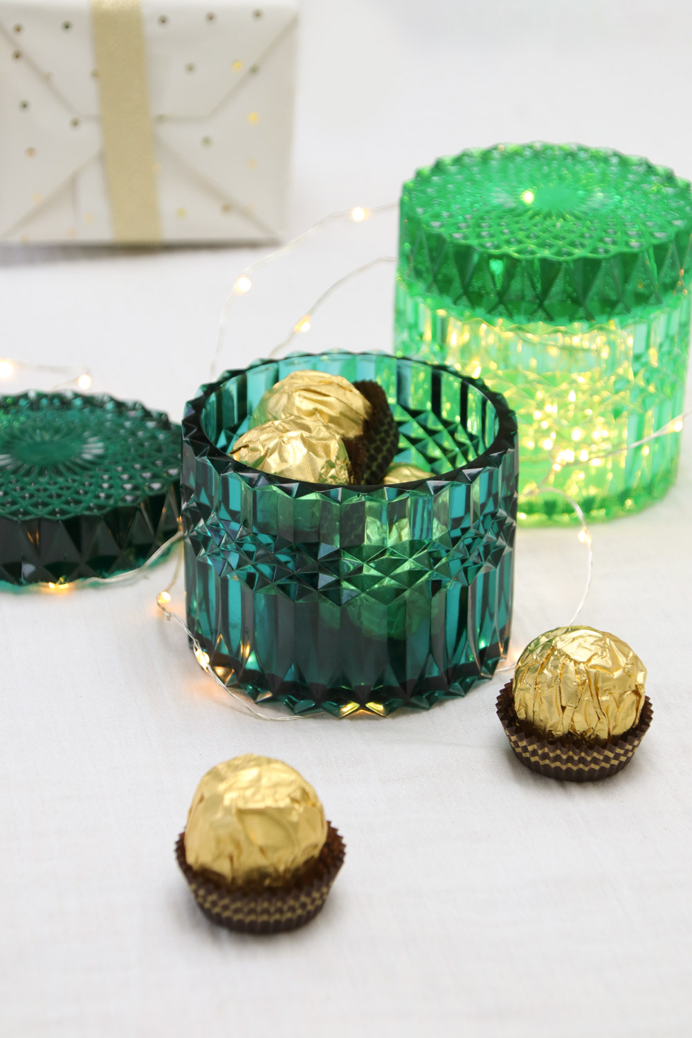 DIY Caja de caramelos vintage de resina epoxi